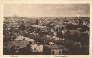 1917 Bucharest, Bukarest, Bucuresti, Bucuresci; Gesamtansicht / general view (EK)