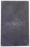 1943. "A Horthy csúcson állított kereszt munkatúrájának emlékére" Al plakett, hátoldalon &...