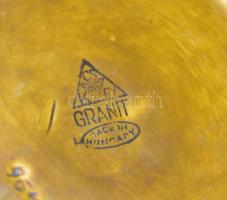 Gránit 1958-1978 MN 5566 feliratos jubileumi váza. Mázas kerámia. Jelzett, lepattanással az alján 25...