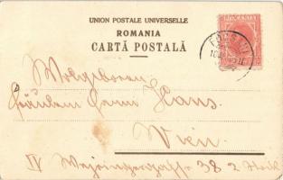 1905 Salutari din Romania / Romanian folklore, ladies at the well (EK)