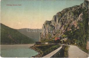 1911 Orsova, Alibég Orsova felől, Kazán részlet / Cazane / Kasanpartie / road to Alibeg, gorge (EK)