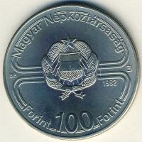 1982. 100Ft "Labdarúgó VB" T:BU
