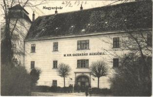 1906 Magyaróvár, Mosonmagyaróvár; M. kir. Gazdasági Akadémia. G.M.P. 58. (EK)