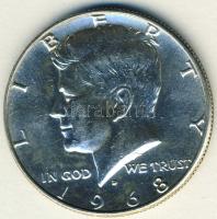 USA 1968D 1/2$ Ag "Kennedy" T:2+