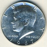 USA 1967. 1/2$ Ag "Kennedy" T:1/2+