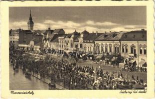 Marosvásárhely, Targu Mures; Széchenyi tér, piac / market square