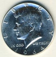 USA 1964. 1/2$ Ag "Kennedy" T:2+