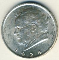 Ausztria 1928. 2Sch Ag "Schubert" T:2/3+ apró ph.