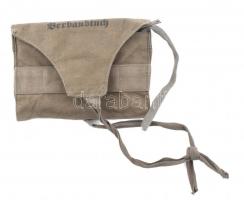 Wehrmacht német II. világháborús kötszertartó táskák  / German bandage holder 13 cm