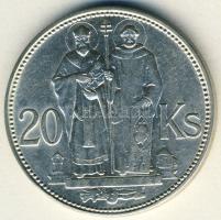 Szlovákia 1941. 20K Ag "St.Kyrill és St.Methodius" T:2