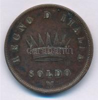 Olasz Államok / Napóleon Királysága 1811M 1S Cu "I. Napóleon" T:2- ph.
Italian States / K...