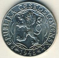 Csehszlovákia 1948. 100K Ag "Károly Egyetem 600. évfordulója" T:2