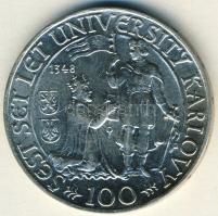 Csehszlovákia 1948. 100K Ag "Károly Egyetem 600. évfordulója" T:2