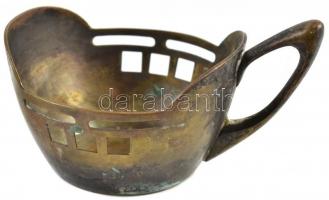 Vegyes régi alpakka és fém evőeszköz tétel, össz. 16 db: 6 db kés, 3 db Krupp Berndorf spárgafogó, 4...