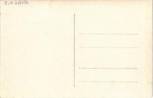 Rimaszombat, Rimavská Sobota; Csehszlovák katonák / Czechoslovakian soldiers. Winter photo