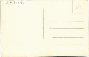 Rimaszombat, Rimavská Sobota; Csehszlovák katonák fegyverekkel és gázálarccal / Czechoslovakian sold...