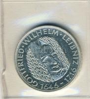 NSZK 1966. 5M Ag "Leibniz" T:BU Vákumcsomagolásban!