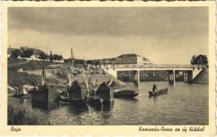 1940 Baja, Kamarás Duna és új híd (EK)