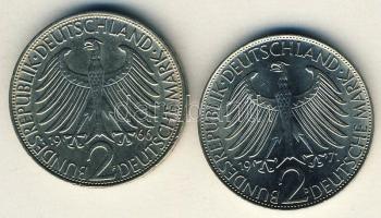 NSZK 1966+1971. 2M "Planck" (2x) T:2,3 ph.