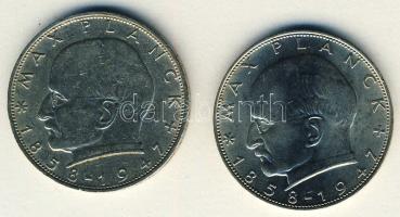 NSZK 1966+1971. 2M "Planck" (2x) T:2,3 ph