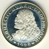 NSZK 1978. 3M Ag "Dürer-450 éves a Württembergi Egyetem" Ag utánverete 14,6 T:PP