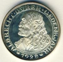 NSZK 1978. 3M Ag "Dürer-450 éves a Württembergi Egyetem" Ag utánverete 14,6 T:PP