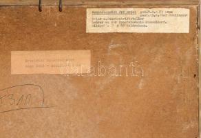 Friedrich Schaarschmidtnak (1863-1902) tulajdonított: Vadász puskával. Akvarell, ceruza, papír. Jelz...