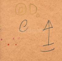 Kulifay Tamás (1958-):  Barátnők. Olaj, farost. Jelzés nélkül, hátoldalán autográf felirattal. Kiáll...