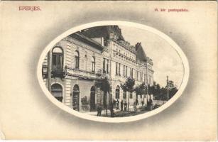 Eperjes, Presov; M. kir. postapalota, Feldmann Adolf üzlete. Divald Károly fia / post palace, shop