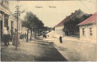 1918 Galgóc, Hlohovec; Vár utca, üzlet. Bródy Simon kiadása / street, shop (EK)