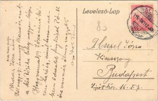 1918 Galgóc, Hlohovec; Vár utca, üzlet. Bródy Simon kiadása / street, shop (EK)