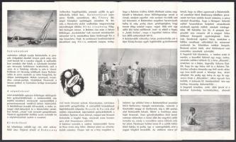 cca 1930 Balatonlelle, utazási prospektus, Irsai István grafikájával a címlapon, képekkel illusztrál...