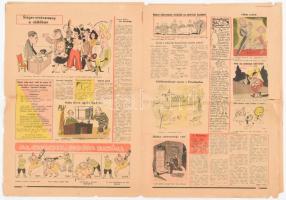 1948 Ludas Matyi IV. évf. 22. sz., 1948. május 31., Szerk.: Gádor Béla, Tabi László, szakadásokkal, ...