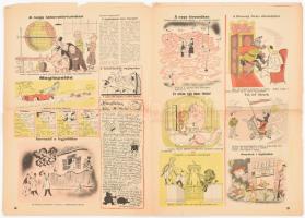 1949 Ludas Matyi V. évf. 9. sz., 1949. február 25., Szerk.: Gádor Béla, Tabi László, szakadásokkal, ...