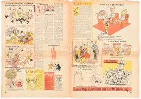 1949 Ludas Matyi V. évf. 43. sz., 1949. október 21., Szerk.: Gádor Béla, Tabi László, kisebb szakadá...