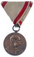 1898. Jubileumi Emlékérem Fegyveres Erő Számára / Signum memoriae (AVSTR) Br kitüntetés nem hozzávaló mellszalaggal T:2- Hungary 1898. Commemorative Jubilee Medal for the Armed Forces decoration with not own ribbon C:VF NMK 249.