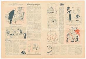 1953 Ludas Matyi IX. évf. 7. sz., 1953. február 12., Szerk.: Gádor Béla, Tabi László, szakadt címlap...