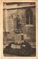 1917 Brassó, Kronstadt, Brasov; Honterus szobor. H. Zeidner / statue (EK)