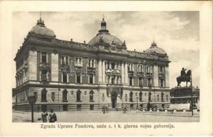 Zgrada Uprave Fondova, sada c. i. k. glavna vojna gubernija / WWI Austro-Hungarian K.u.K. military, government office (fl)