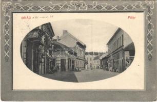 1911 Brád, Fő tér. Roth Gy. kiadása / main square (EK)