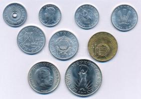 1973. 2f-10Ft (9xklf) forgalmi összeállítás T:1-