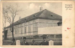 1912 Temesjenő, Margitfalva, Ianova; községháza / town hall