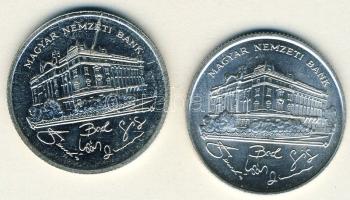 1992-93. 200Ft Ag "MNB" (2x) T:BU,2