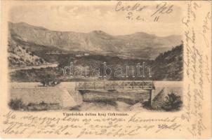 Crikvenica, Cirkvenica, Cirquenizze; Vinodolska dolina kraj / entry to the Vinodol valley, bridge