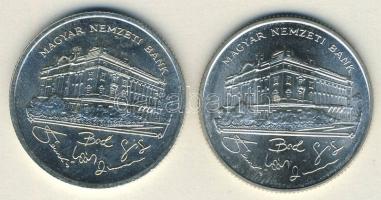 1992-93. 200Ft Ag "MNB" (2x) T:BU,2