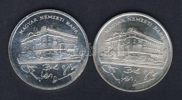 1992-93. 200Ft Ag "MNB" (2x) T:BU,2