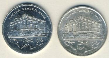 1992-93. 200Ft Ag "MNB" (2x) T:BU,2