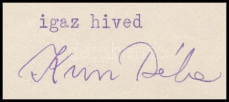 1930 Debrecen, Kun Béla (1874-1950)  jogász, egyetemi tanár, debreceni egyetem rektorának gépelt lev...