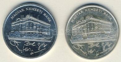 1992-93. 200Ft Ag "MNB" (2x) T:BU,2