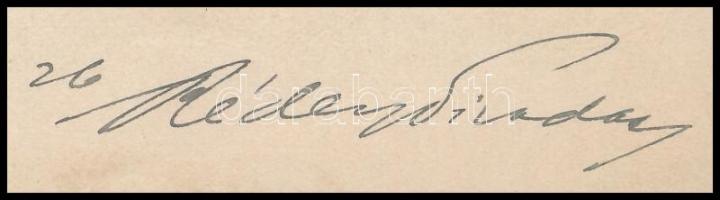 1930 Bp., Rédey Tivadar (1885-1953) könyvtáros, színház- és irodalomtörténész, Országos Széchényi Kö...